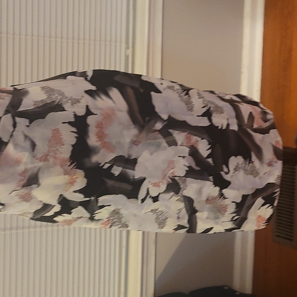 bar iii XL Black/Pink/White Gray Zippered back dress - Picture 4 of 9